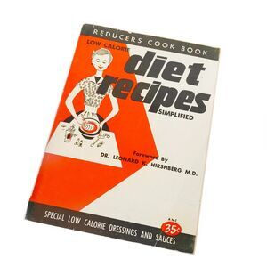 Reducers Cook Book Low Calorie Diet Recipes Simplified Vintage Retro